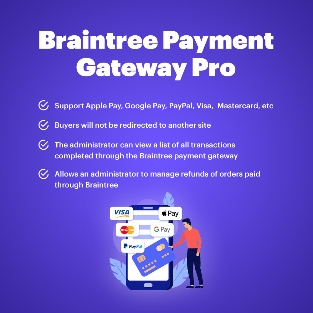 Module BrainTree Payment Gateway PRO