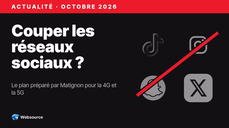 Coupure des réseaux sociaux : le plan préparé par Matignon