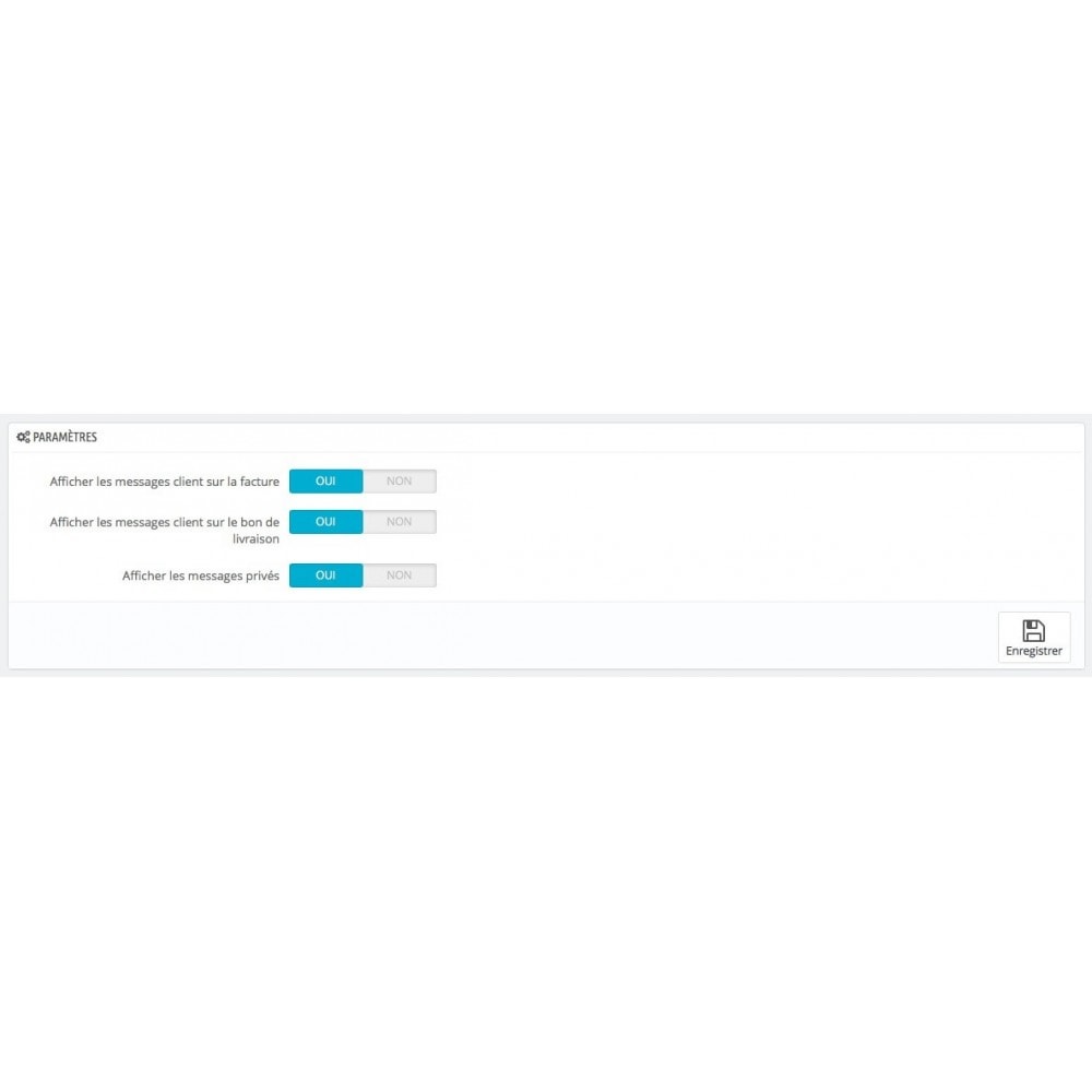 Module Messages client sur facture et/ou bon de livraison