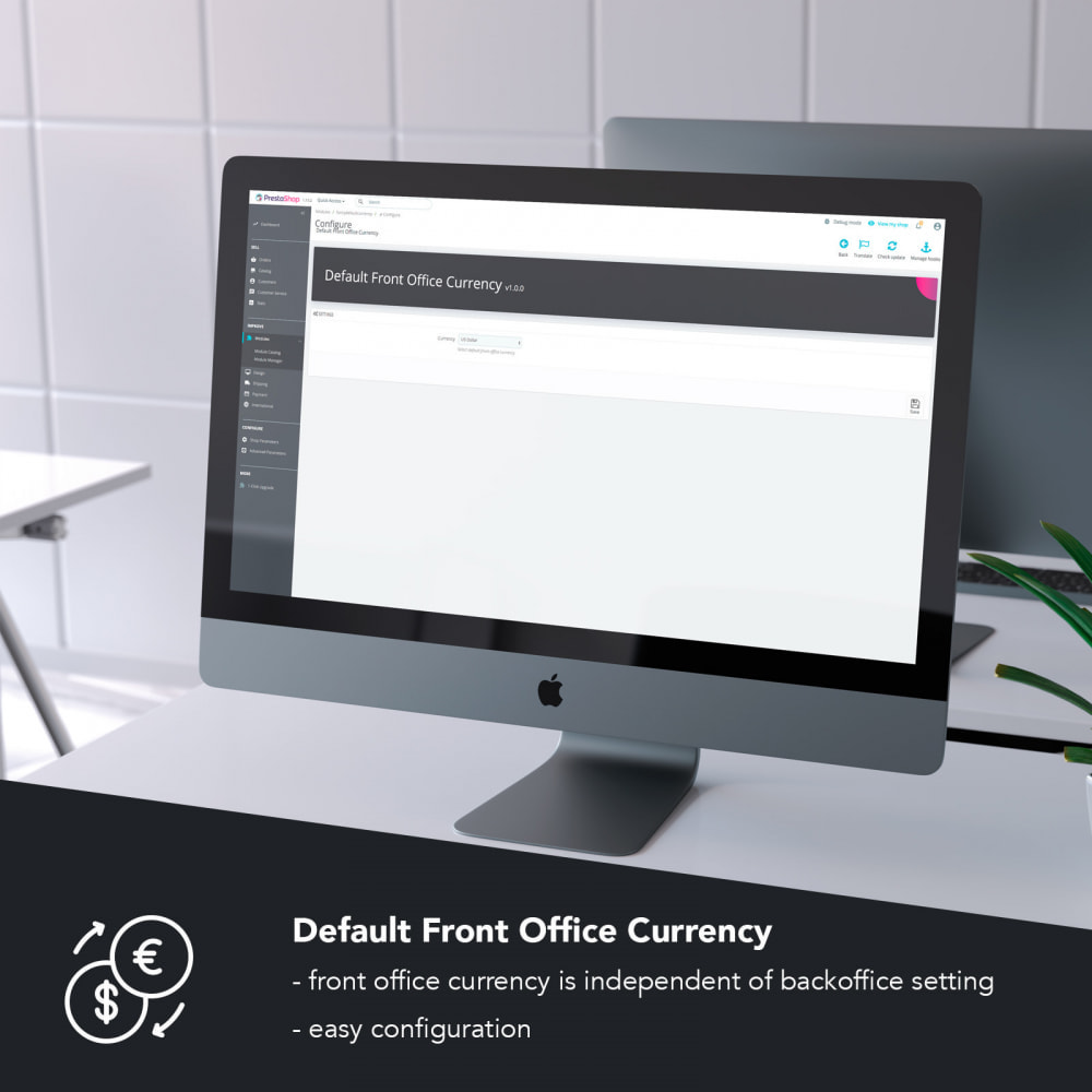 Module Default Front Office Currency