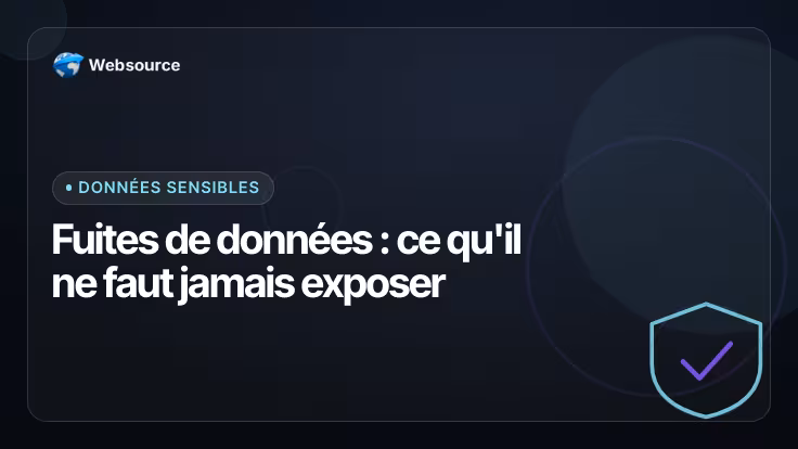 Sensitive Data Exposure : fuite de données et secrets exposés