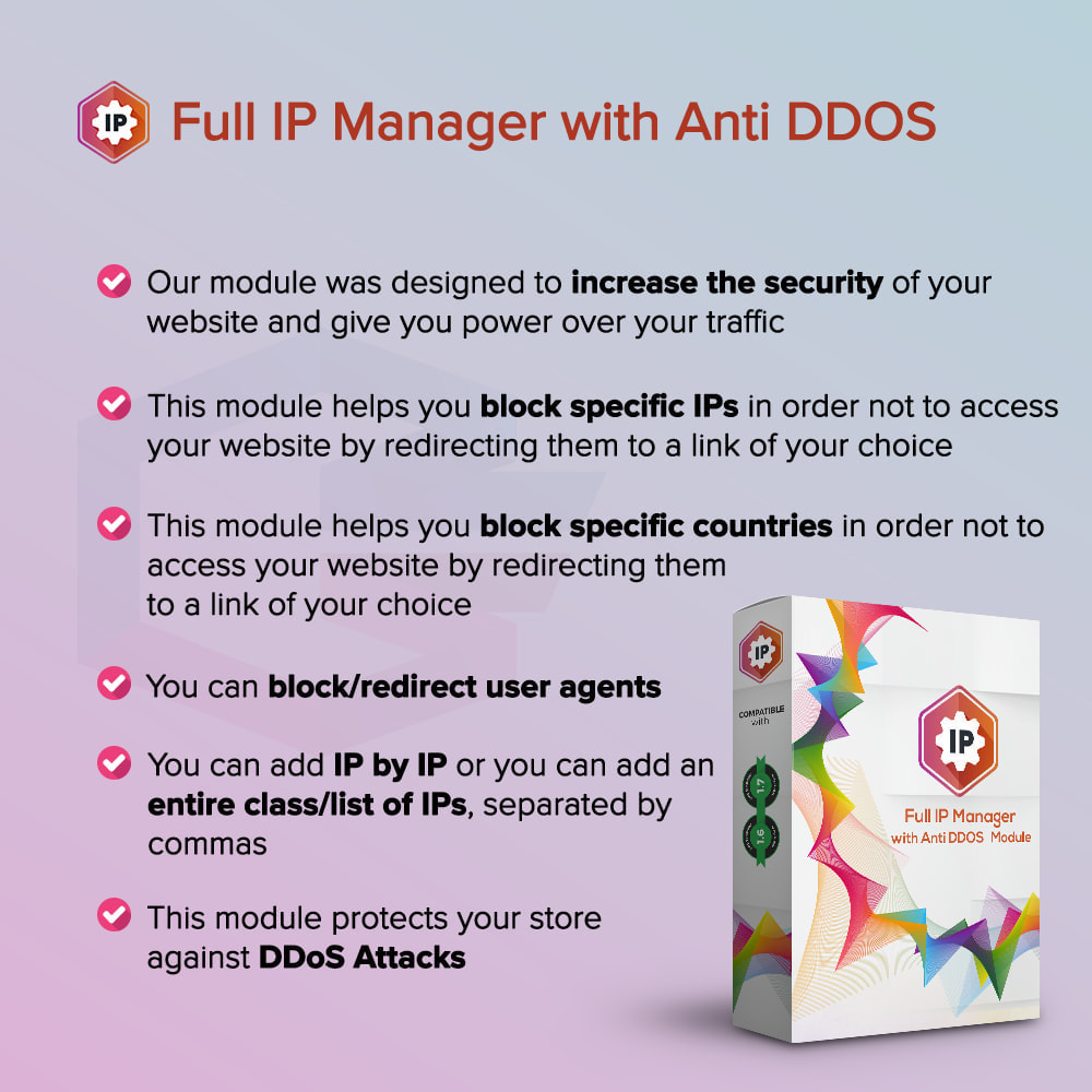 Module Full IP Manager with Anti DDOS