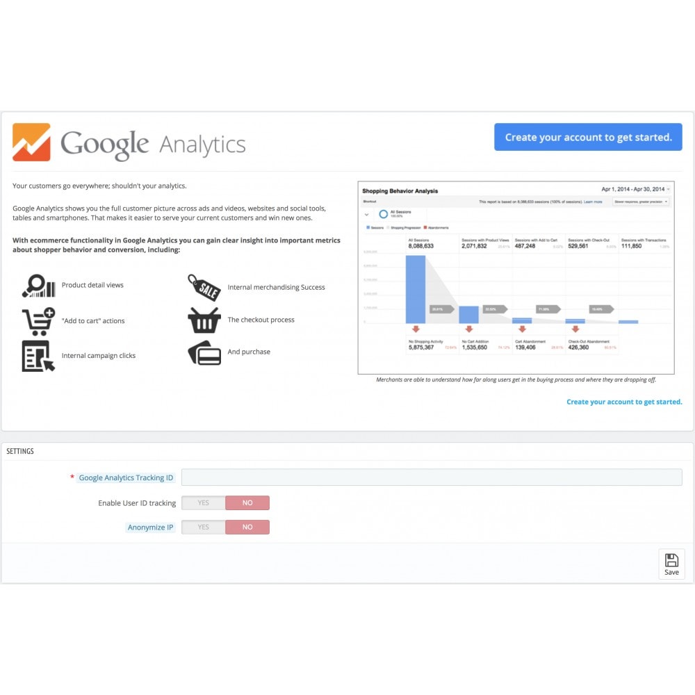 Module Google Analytics
