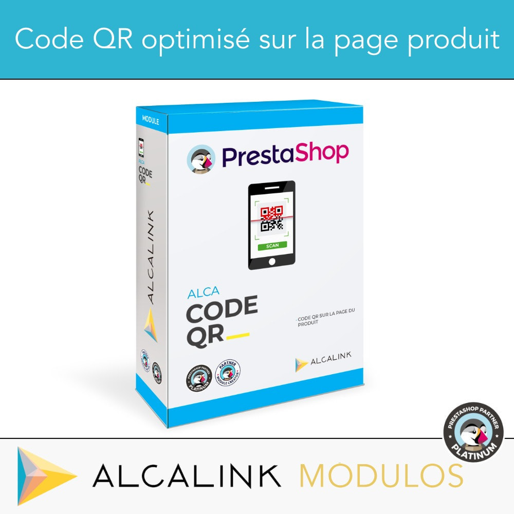 Module Code QR optimisé sur la page produit