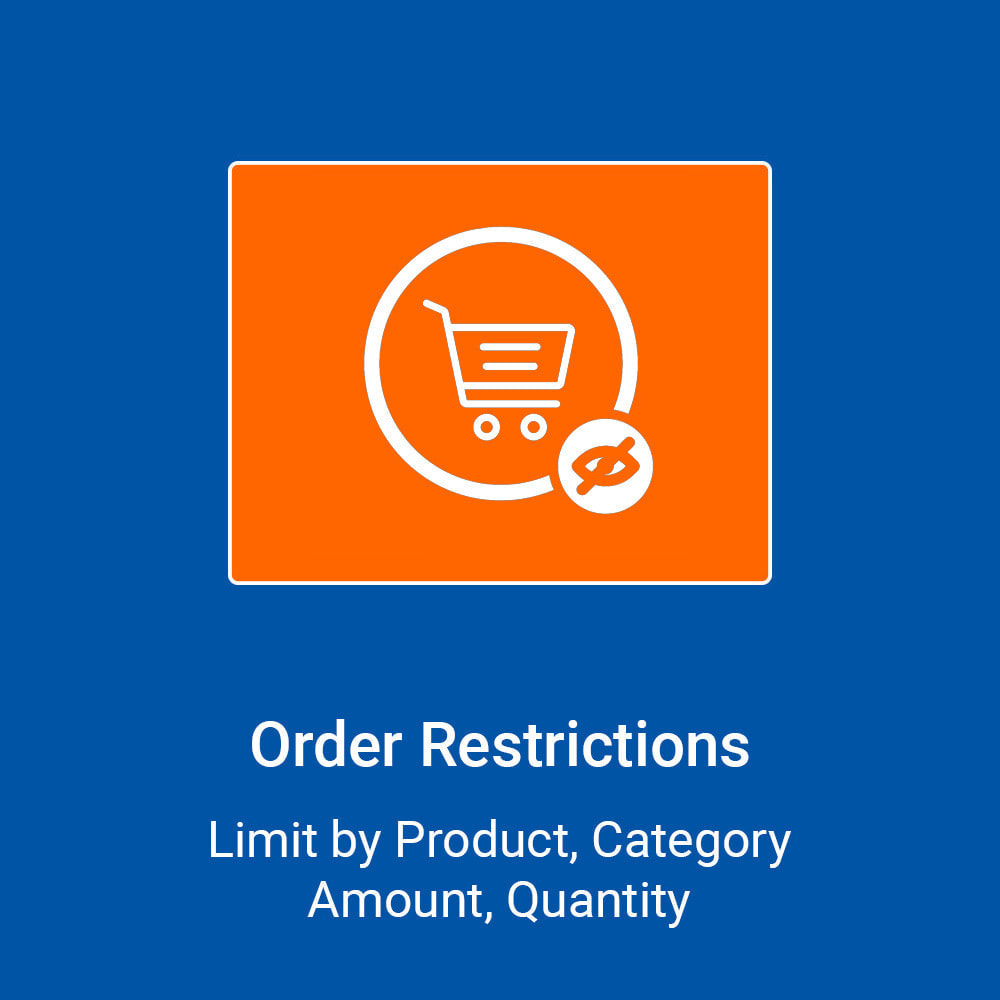 Module Order Restriction - Product, Category, Amount, Quantity