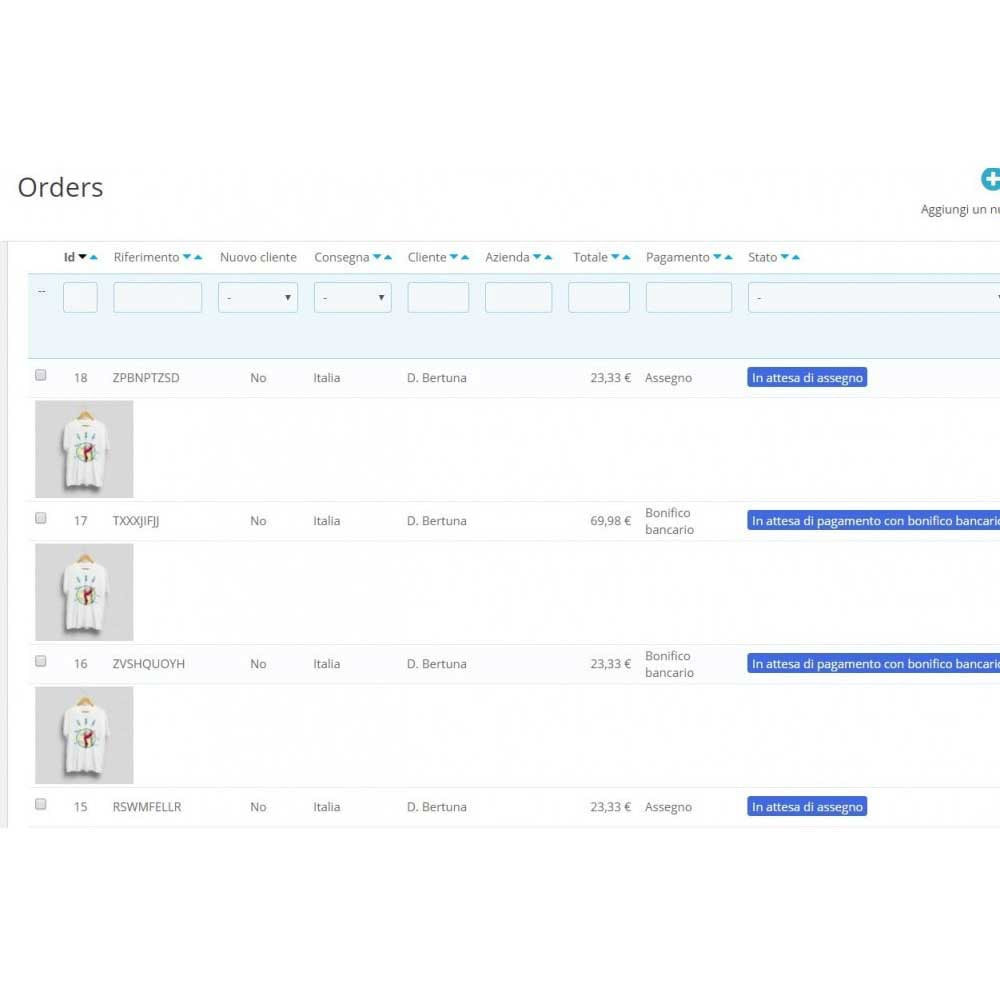 Module Product images in orders list