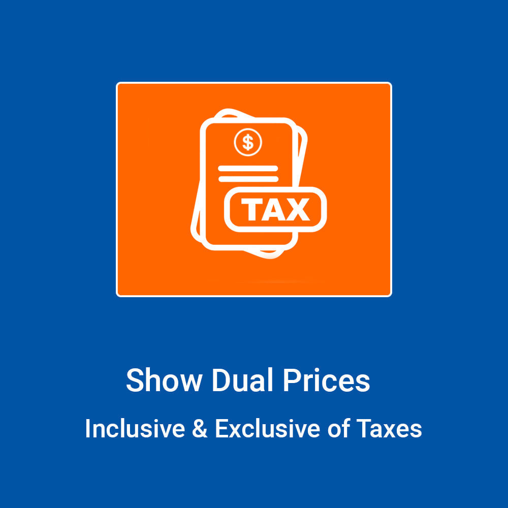 Module Show Dual Prices - Inclusive & Exclusive of Taxes