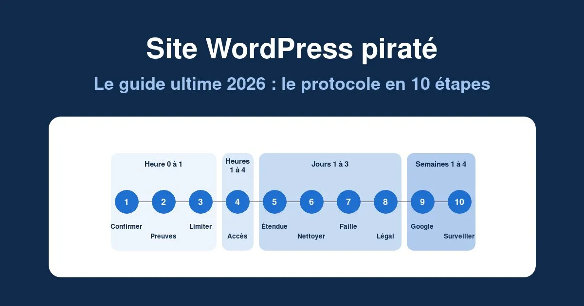 Site WordPress piraté : le guide ultime 2026