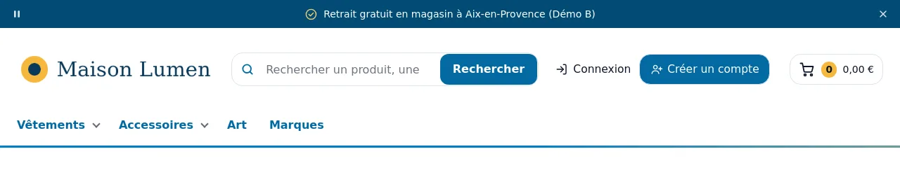Le second message, quelques secondes plus tard (défilement « Fondu »)