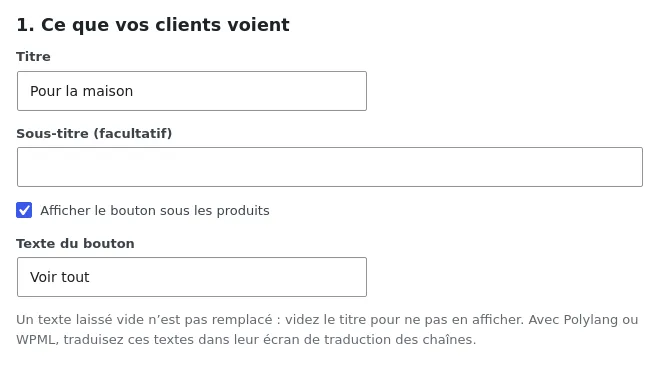 Textes du bloc