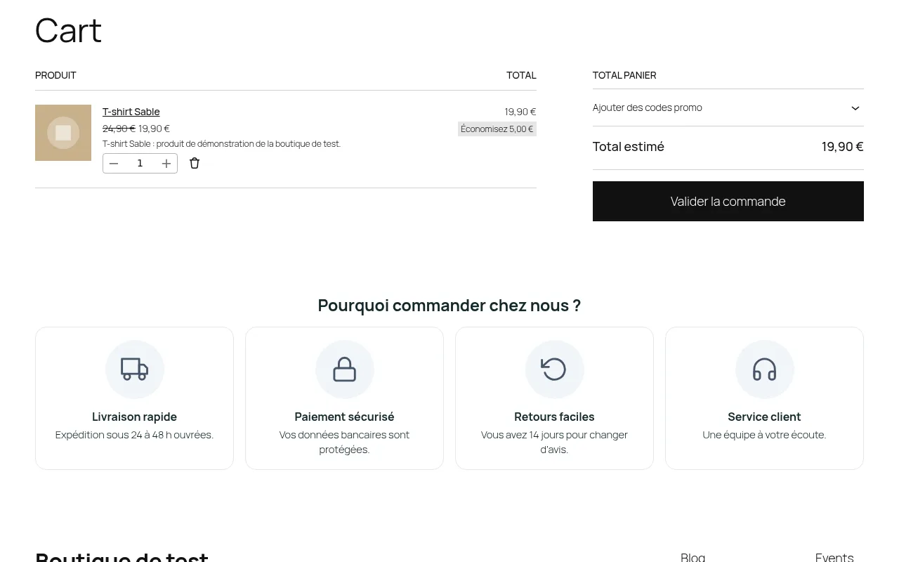 Blocs de réassurance sous le panier