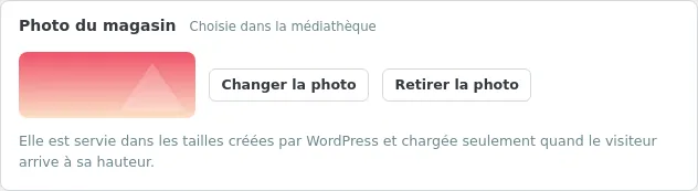 Choix de la photo