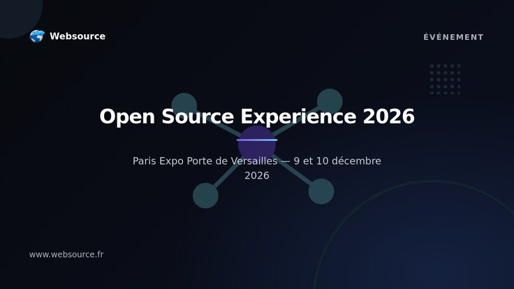Visuel Open Source Experience 2026