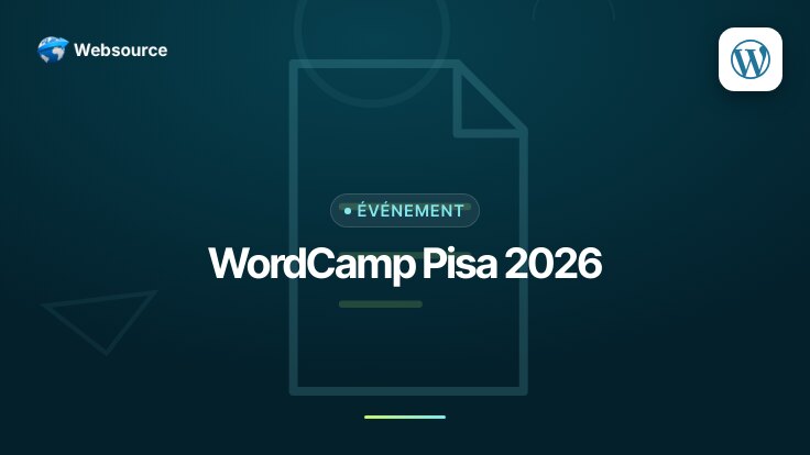 Visuel WordCamp Pisa 2026