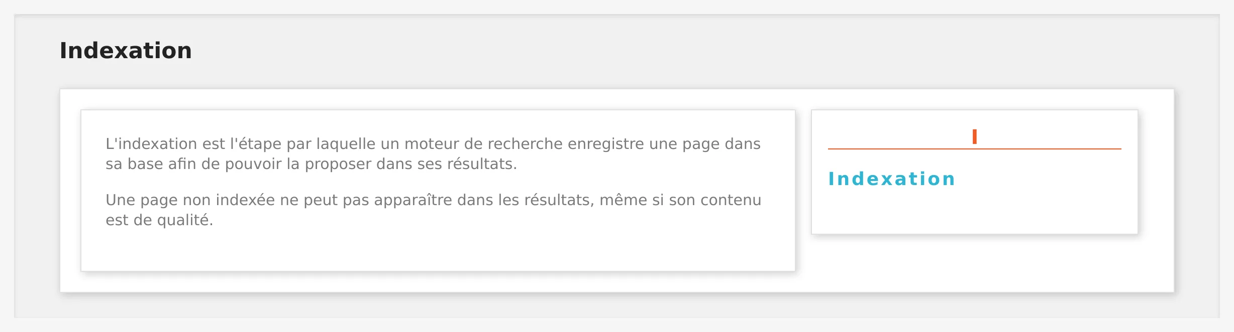 Fiche détail d'un terme du lexique PrestaShop : définition à gauche, liste des termes de la même lettre à droite.