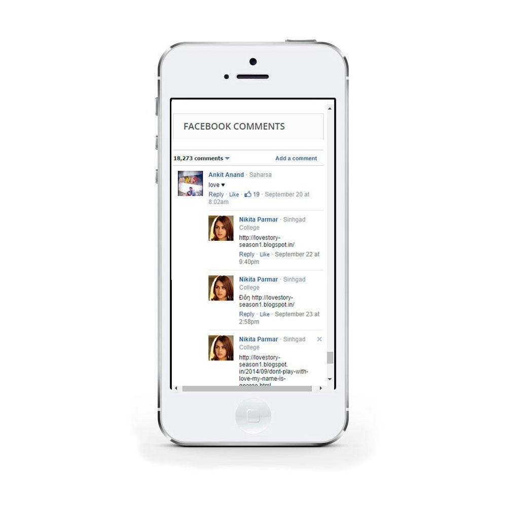 Module Social Comments on Product page.