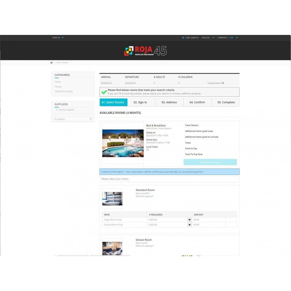 Module Roja45: Property Rental & Booking Manager