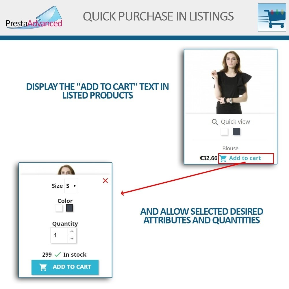 Module Fast purchase from listings