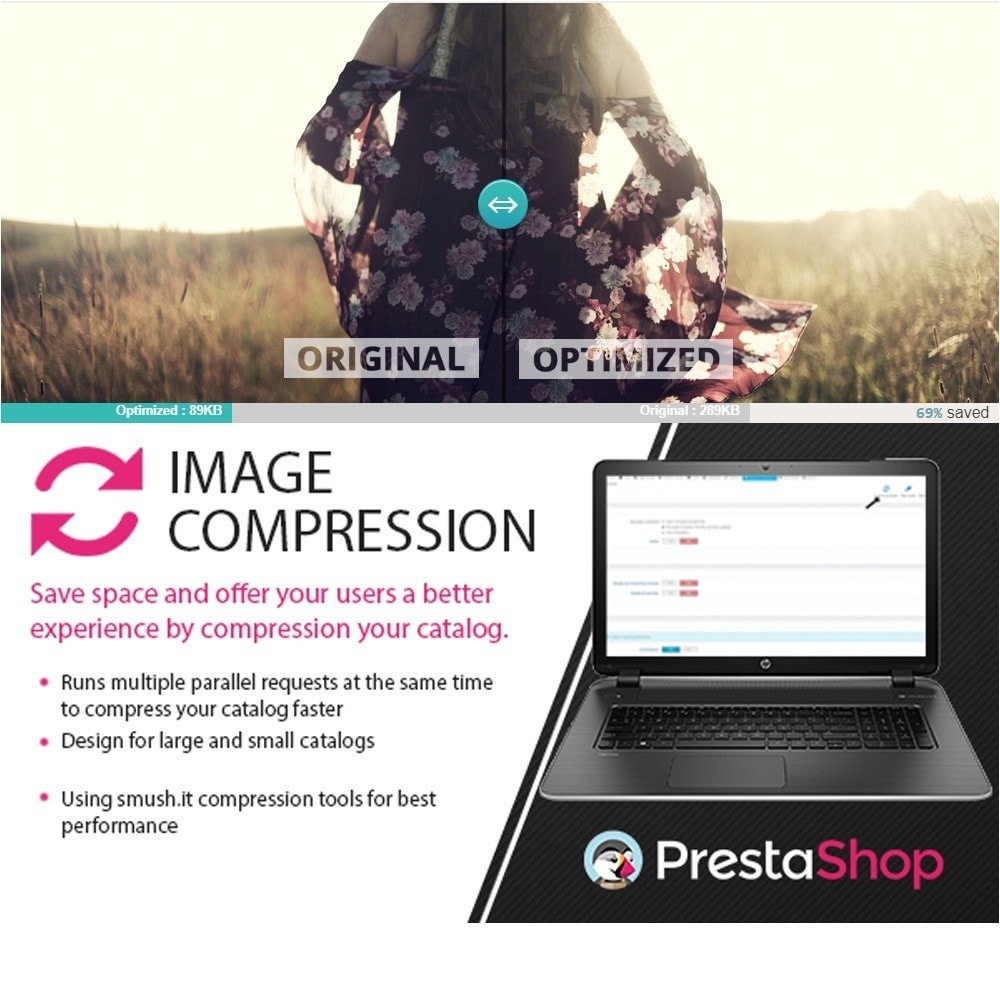 Module ReSmush - FREE Image Compression for large catalogs