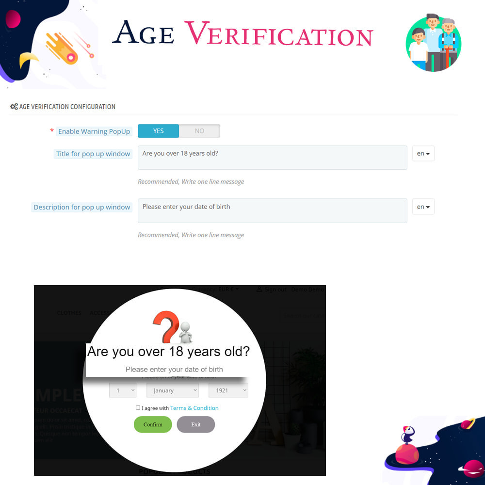 Module Age Verification