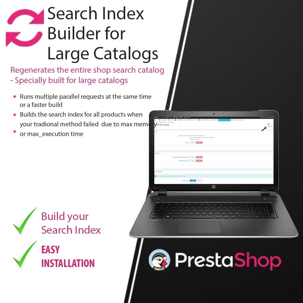 Module Search Index Builder for large catalogs