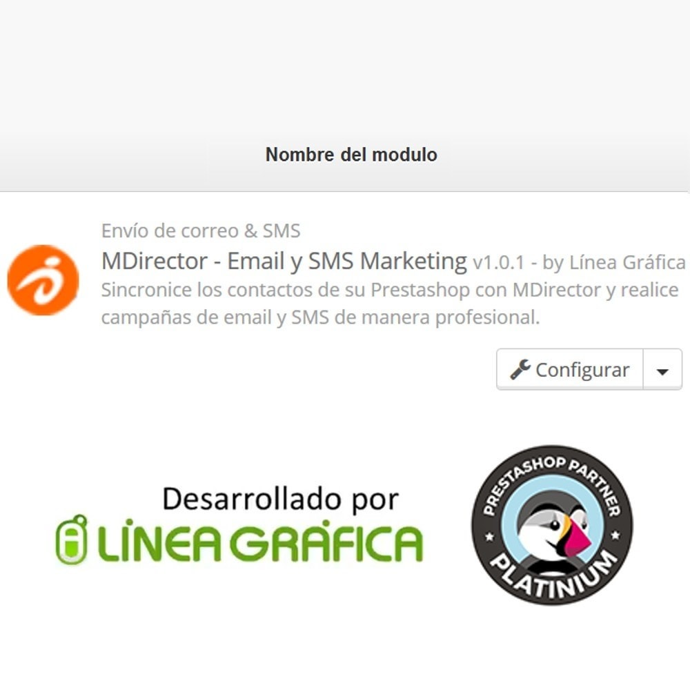 Module MDirector - SMS and Email Marketing Campaigns