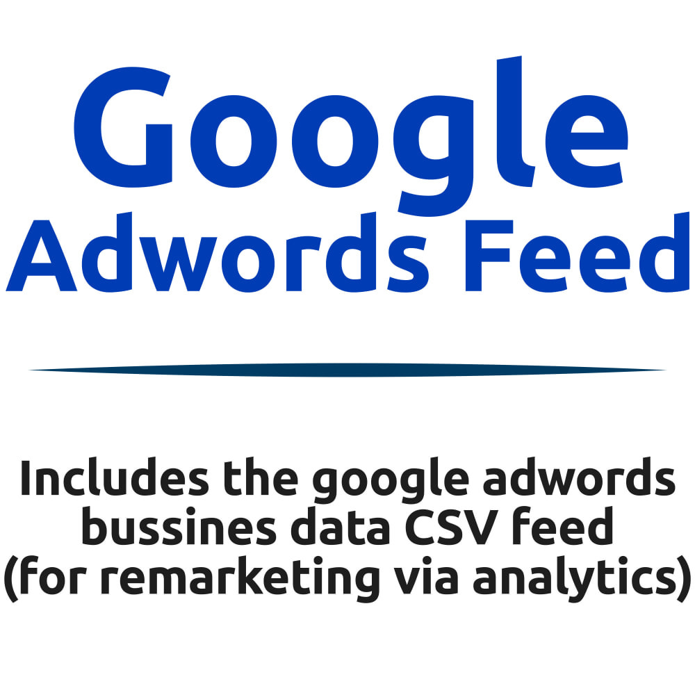 Module Google Adwords Business Data CSV Feed