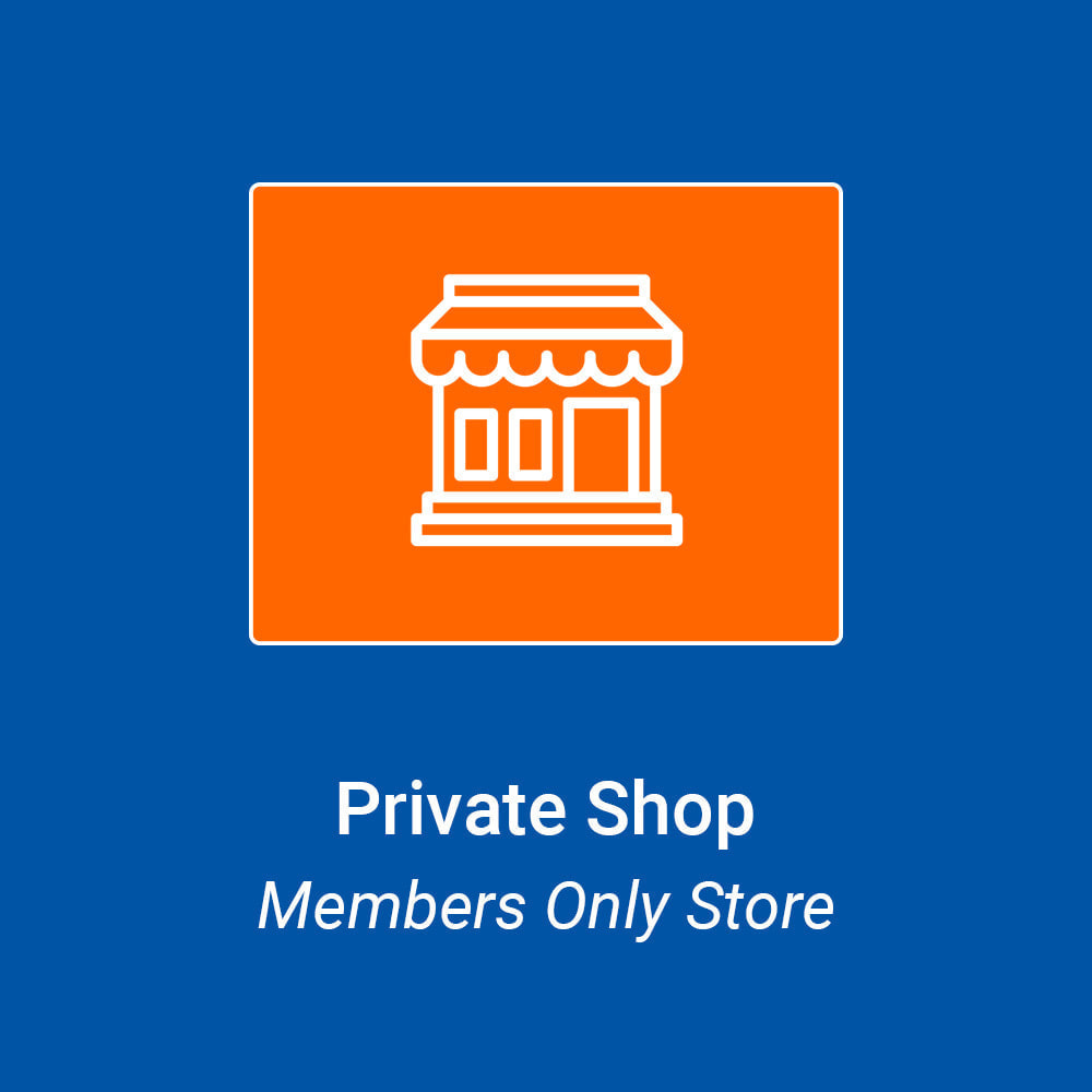 Module Private Shop - Members Only Store