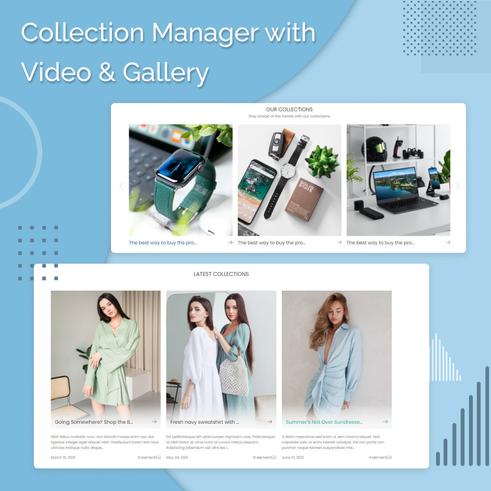 Module Collection Manager with Video and Gallery