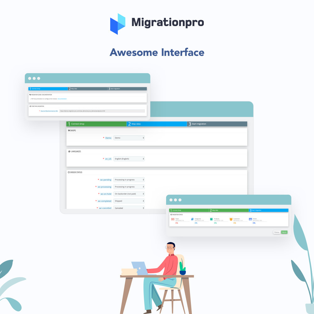 Module MigrationPro: BigCommerce to PrestaShop Migration Tool