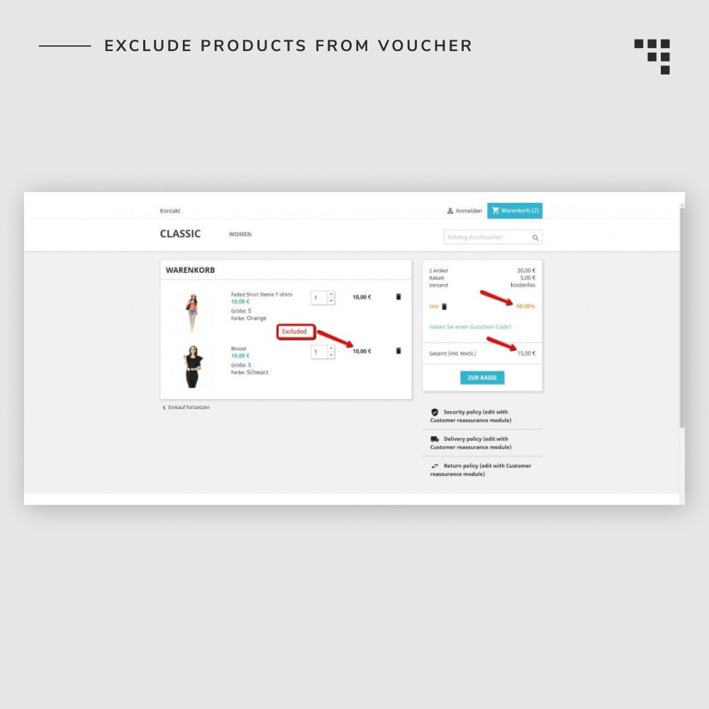 Module Exclude Products from Voucher