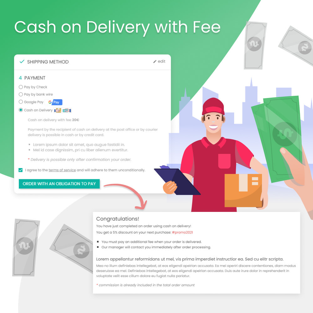 Module Cash on Delivery with Fee (COD)