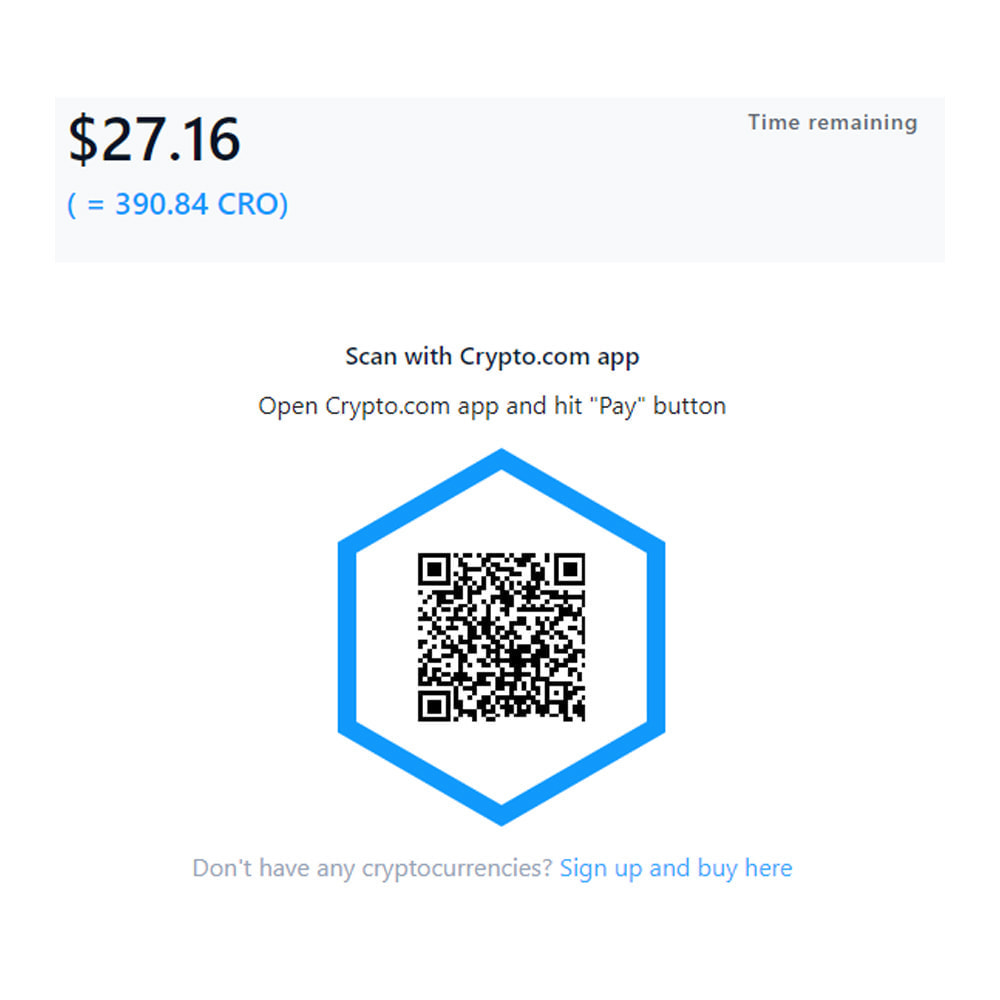 Module Crypto.com Pay: Accept payments in cryptocurrencies