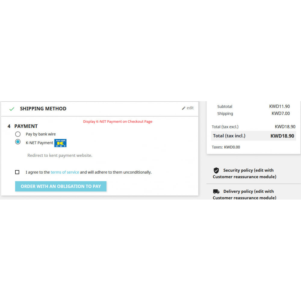 Module K-Net Payment - Kuwait’s Leading Online Service