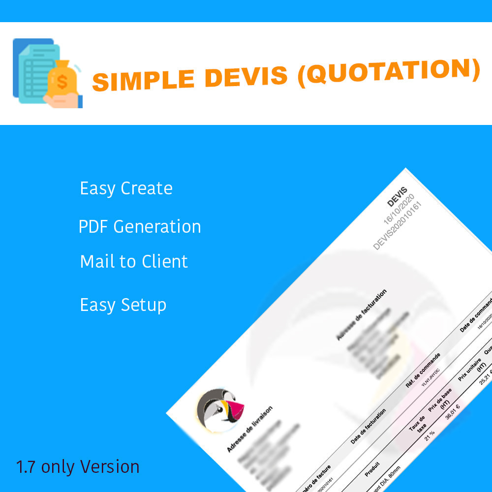 Module Simple Devis