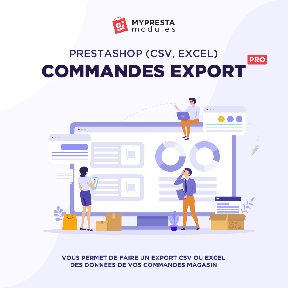 Module Commandes (CSV, Excel) Export PRO