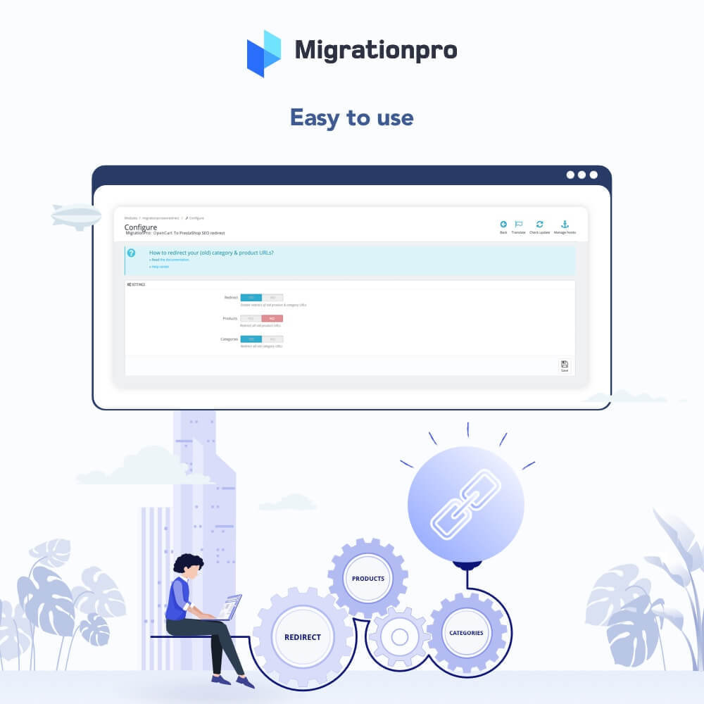Module MigrationPro: OpenCart to PrestaShop SEO Redirect Tool