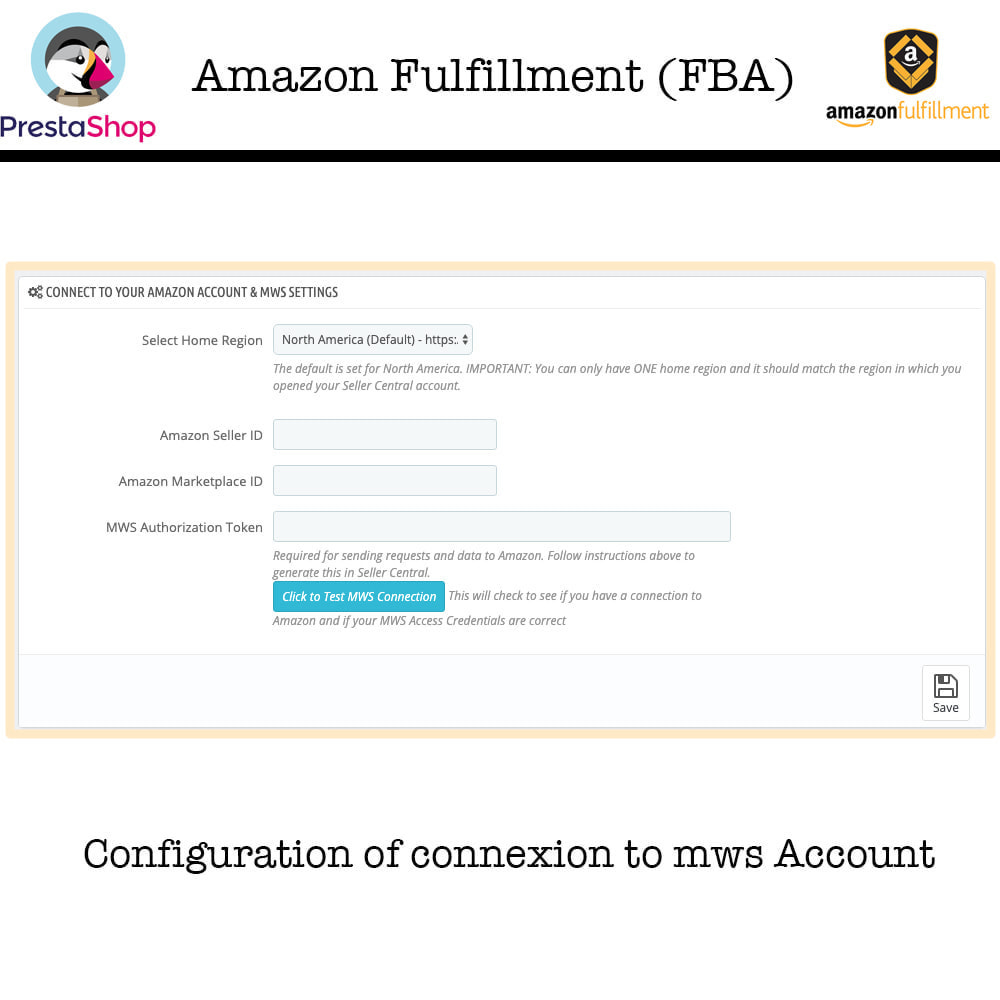 Module Fulfillment By Amazon (FBA) Work with SP API