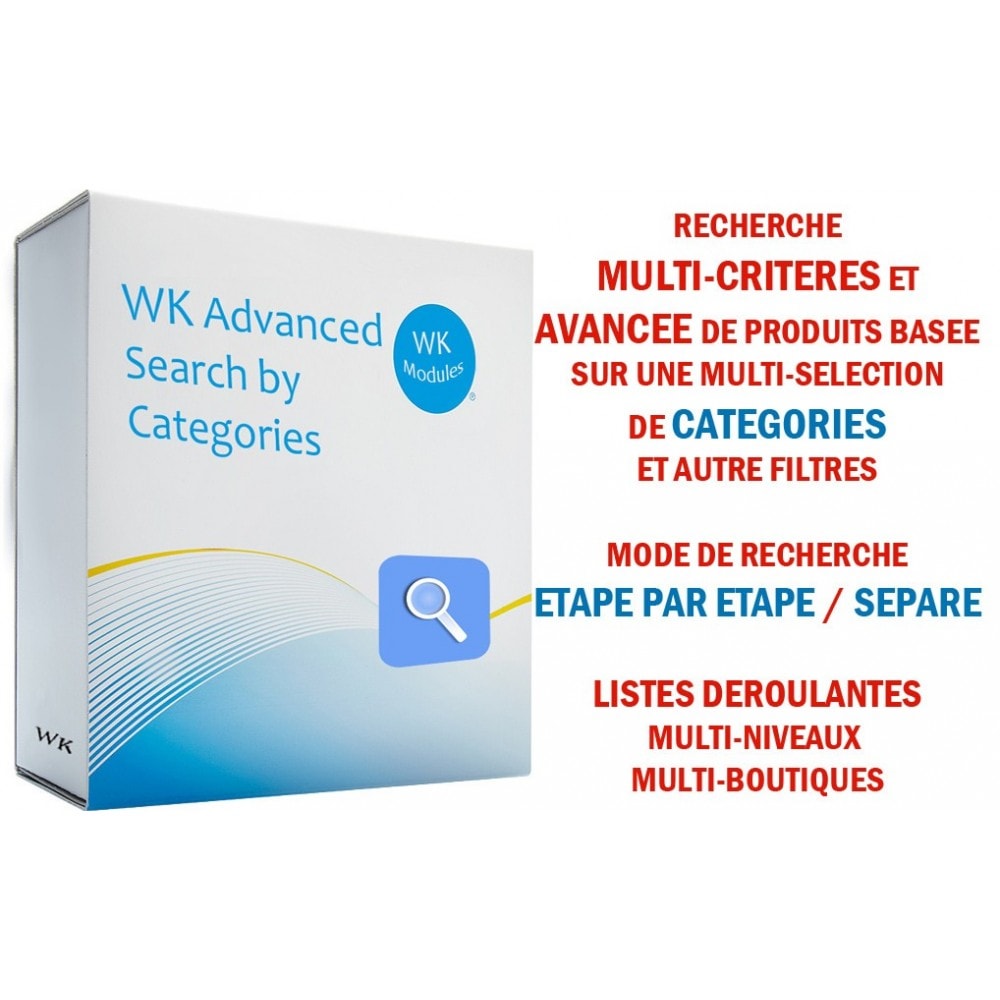 Module WK Recherche Avancée par Catégories