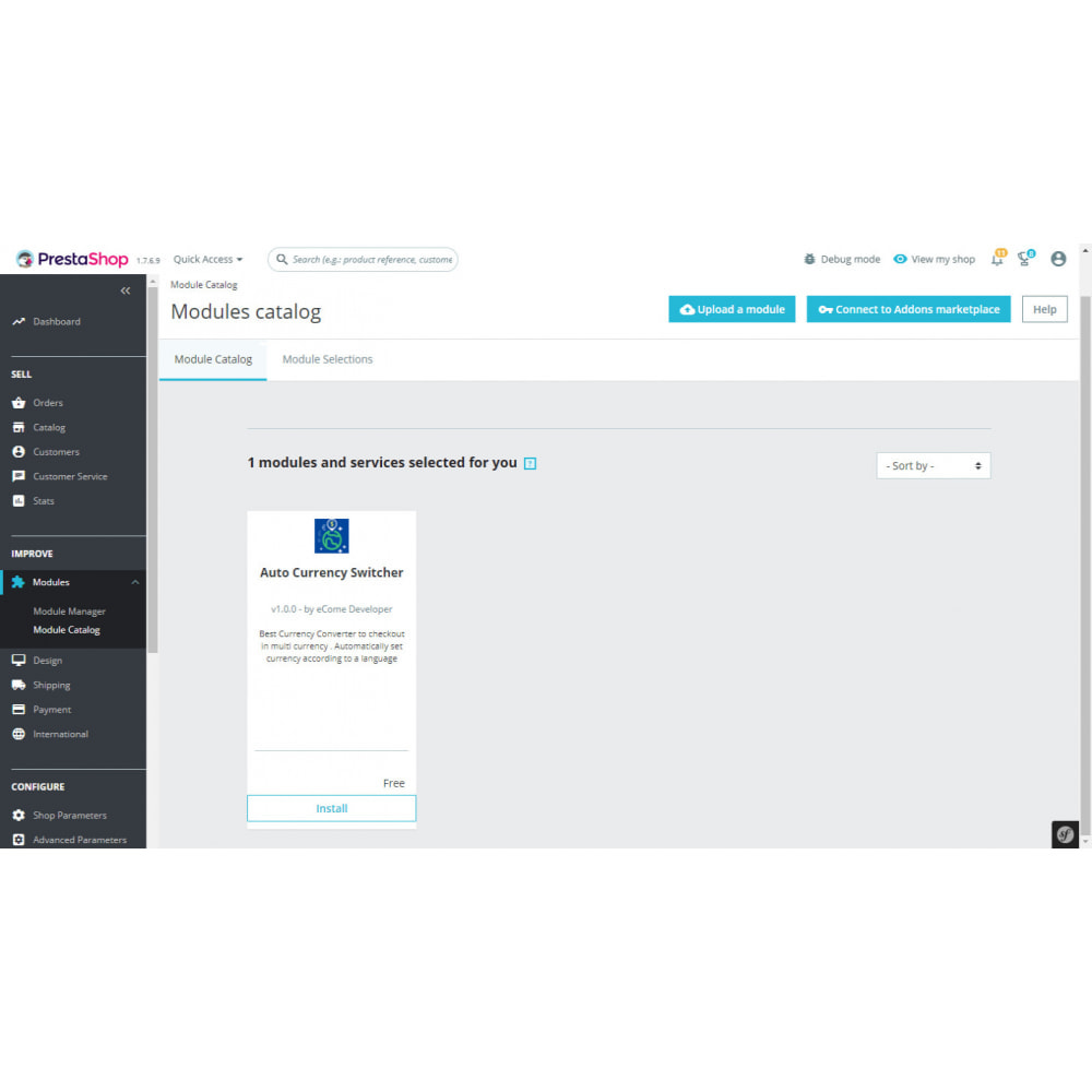 Module Auto Switcher Language And Currency - Geolocation