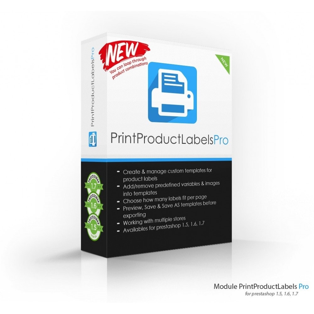Module Print Product Labels Pro