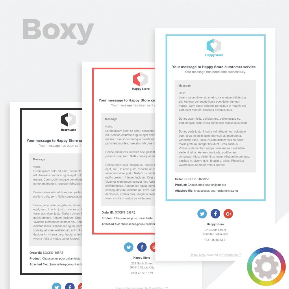 Boxy - Template d'emails by PrestaShop