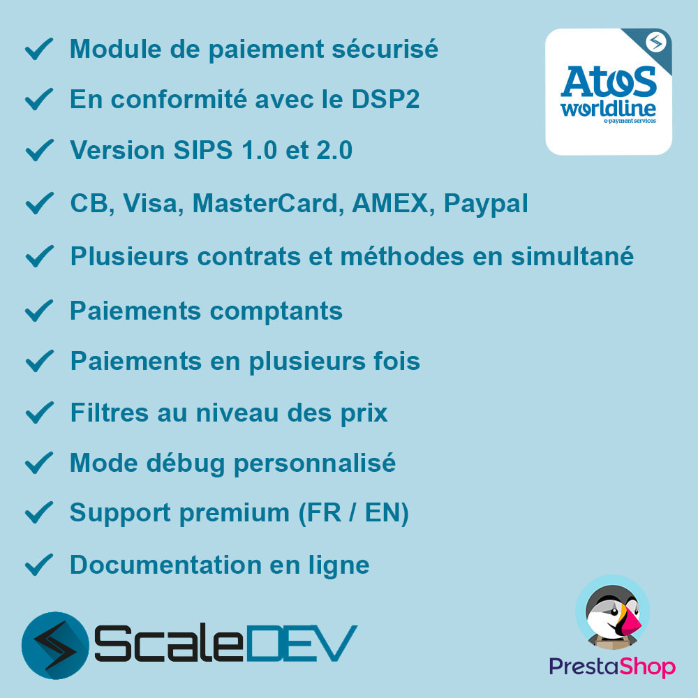 Module Atos - Worldline (SIPS 1.0 & 2.0)
