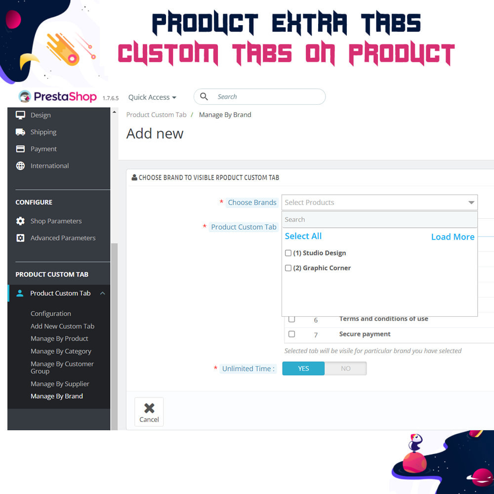 Module Product Extra Tabs - Custom Tabs On Product