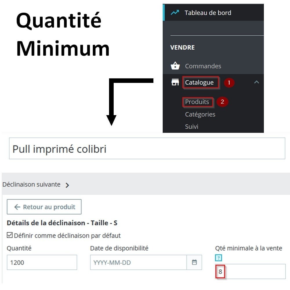 Module Quantité multiple en fonction de la quantité minimum