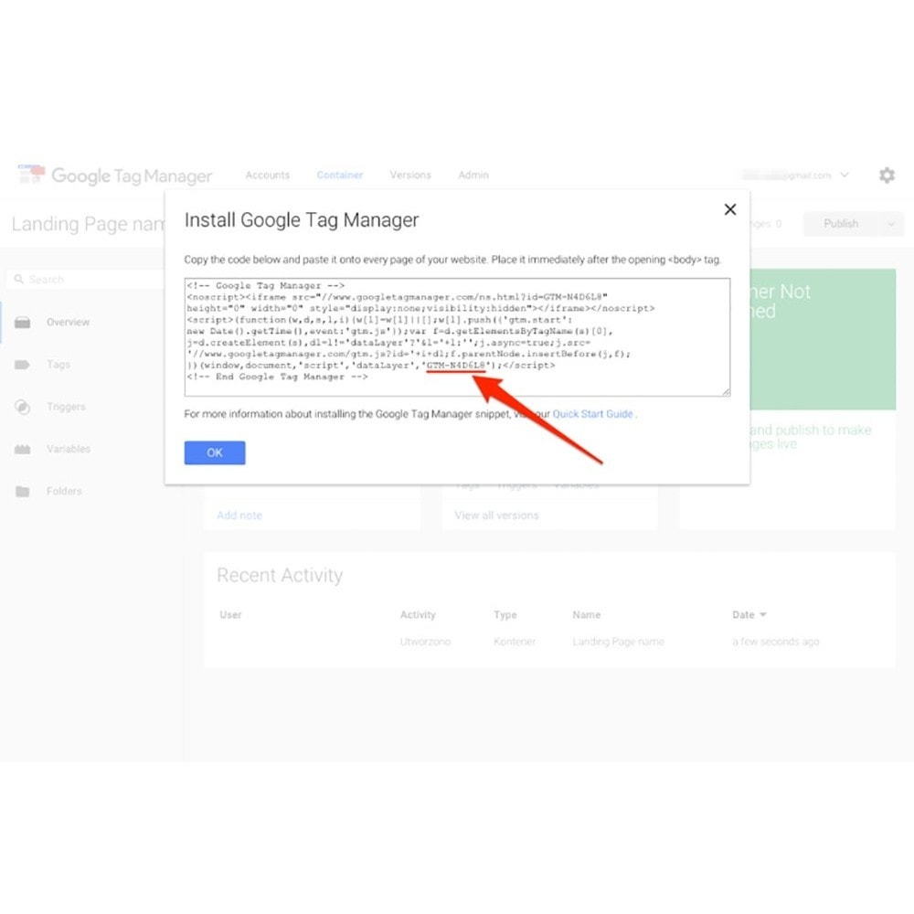 Module Integration Google Tag Manager