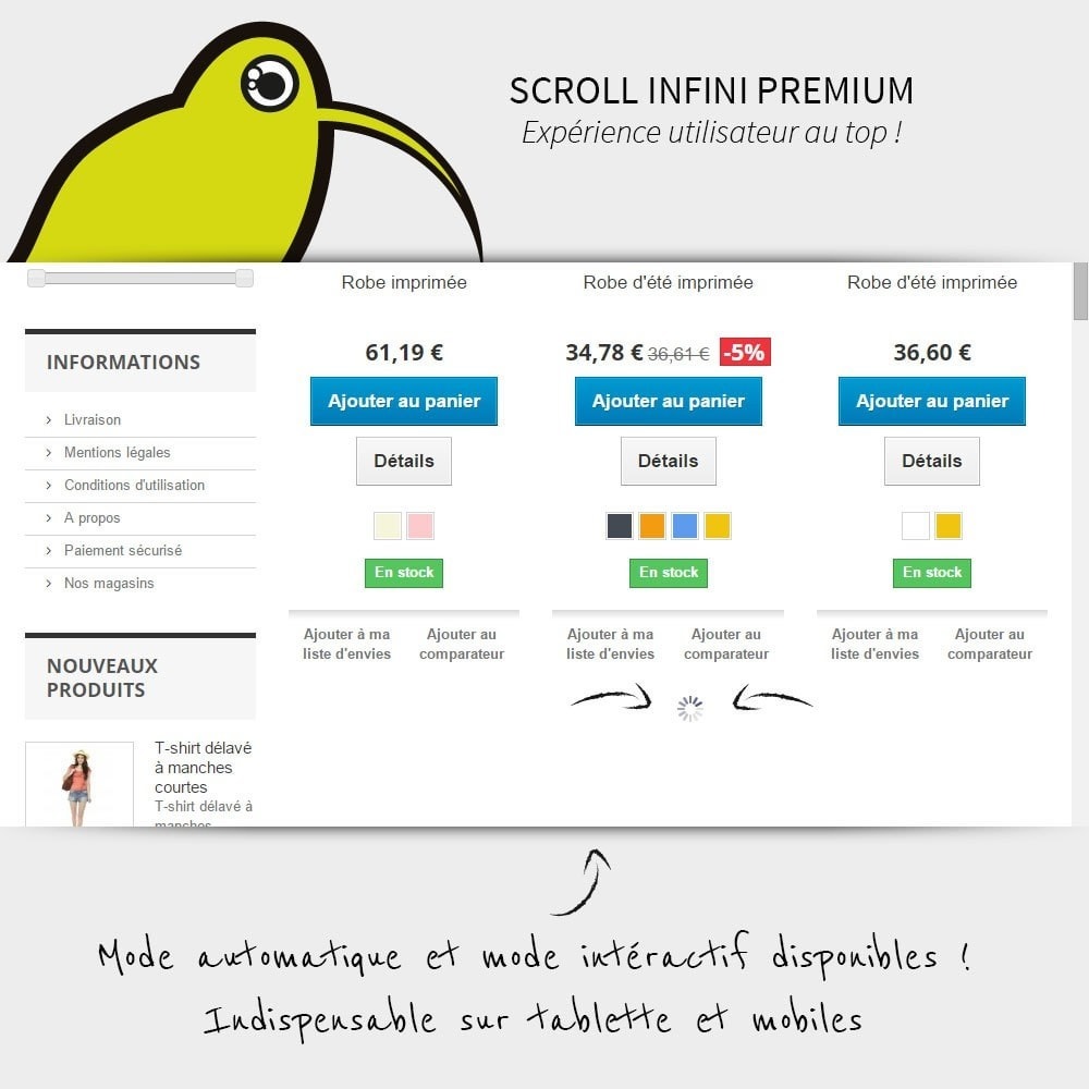 Module Scroll Infini Premium