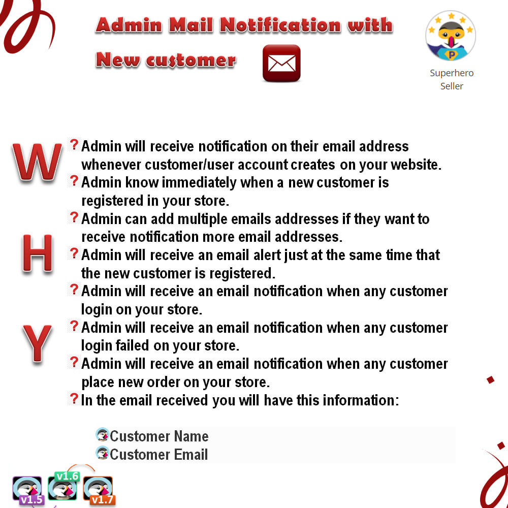 Module Admin Mail Notification With New Customer