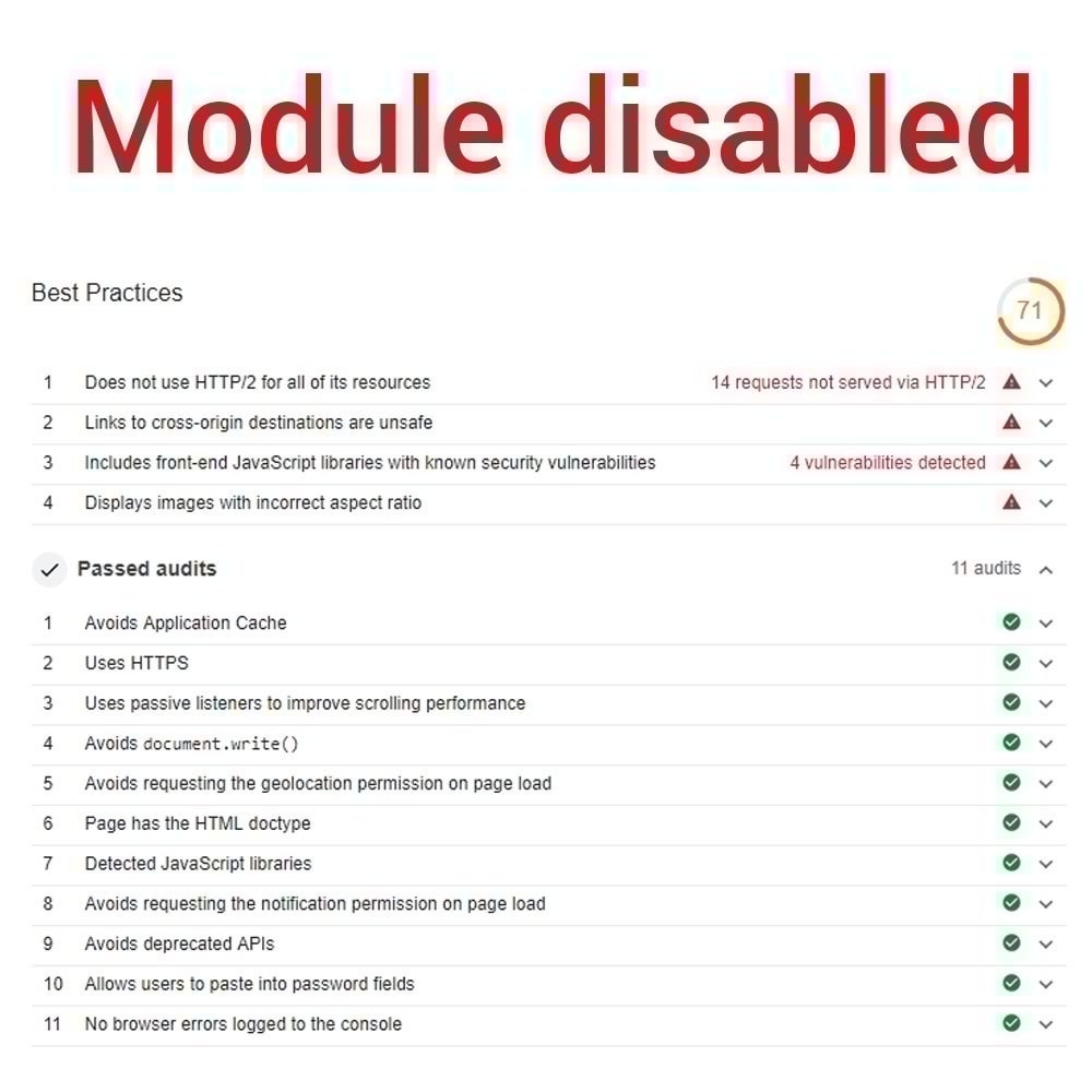 Module Default Passive Events