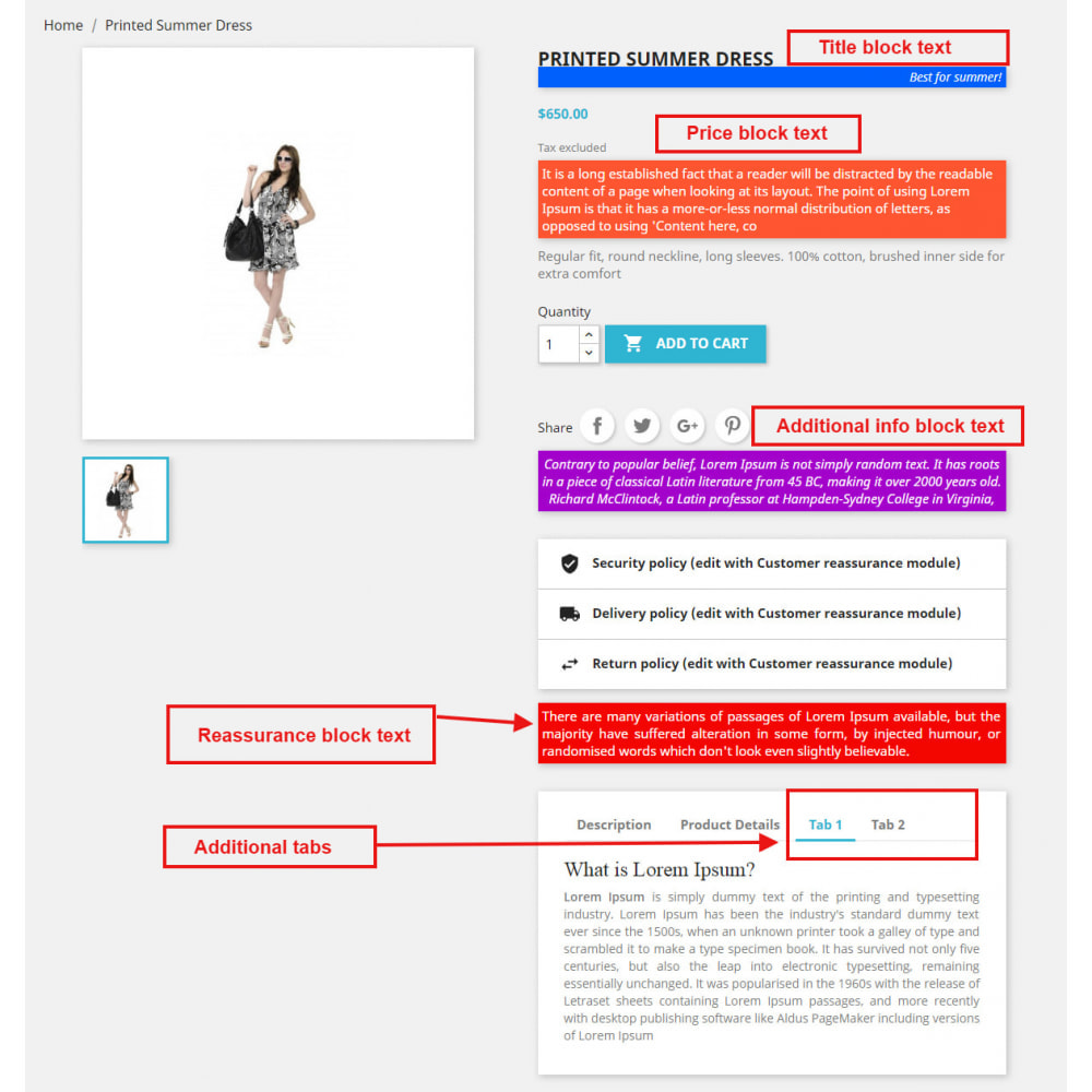 Module Additional Product Fields And Tabs | Extra Fields